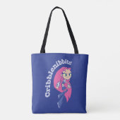 Tien Titans gaan! | Starfire "Cribblenibbits". Tote Bag (Achterkant)