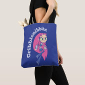 Tien Titans gaan! | Starfire "Cribblenibbits". Tote Bag (Dichtbij)