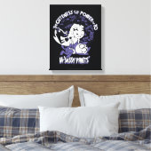 Tien Titans gaan! | Starfire & de heer Sassy Pants Canvas Afdruk (Insitu (Slaapkamer))