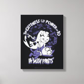 Tien Titans gaan! | Starfire & de heer Sassy Pants Canvas Afdruk (Voorkant)