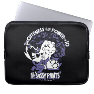 Tien Titans gaan! Starfire & de heer Sassy Pants Laptop Sleeve