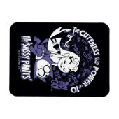 Tien Titans gaan! | Starfire & de heer Sassy Pants Magneet (Horizontaal)