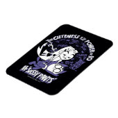 Tien Titans gaan! | Starfire & de heer Sassy Pants Magneet (Linkerzijde)