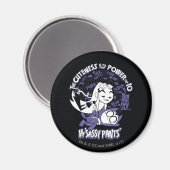 Tien Titans gaan! | Starfire & de heer Sassy Pants Magneet (Voorkant / Achterkant)