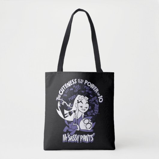 Tien Titans gaan! | Starfire & de heer Sassy Pants Tote Bag (Voorkant)