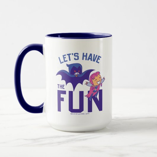 Tien Titans gaan! | Starfire & Raven "have the Fun Mok (Links)