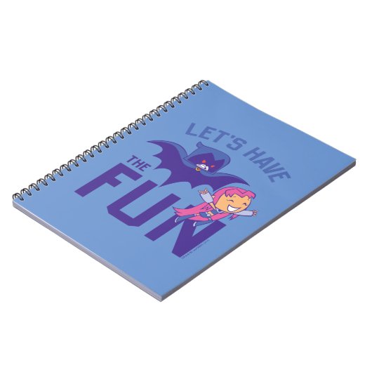 Tien Titans gaan! | Starfire & Raven "have the Fun Notitieboek (Linkerzijde)