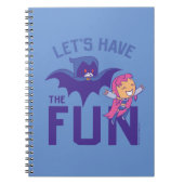 Tien Titans gaan! | Starfire & Raven "have the Fun Notitieboek (Voorkant)