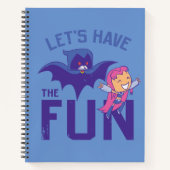 Tien Titans gaan! | Starfire & Raven "have the Fun Notitieboek (Voorkant)