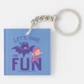 Tien Titans gaan! | Starfire & Raven "have the Fun Sleutelhanger (Achterkant)