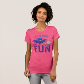 Tien Titans gaan! | Starfire & Raven "have the Fun T-shirt (Voorkant volledig)