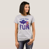 Tien Titans gaan! | Starfire & Raven "have the Fun T-shirt (Voorkant volledig)