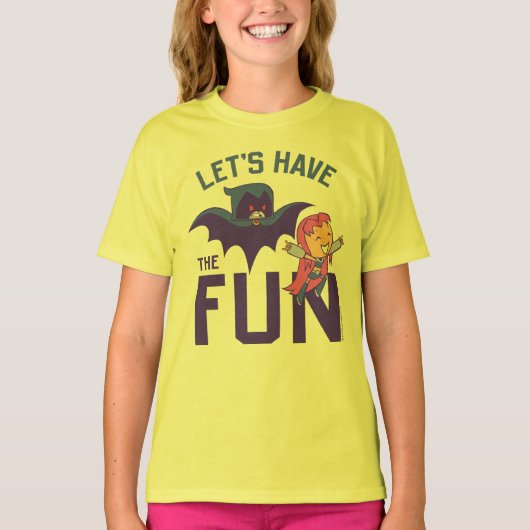 Tien Titans gaan! | Starfire & Raven "have the Fun T-shirt (Voorkant)