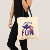 Tien Titans gaan! | Starfire & Raven "have the Fun Tote Bag (Voorkant (product))
