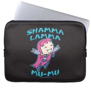 Tien Titans gaan! Starfire "Shamma Lamma Mu-Mu" Laptop Sleeve
