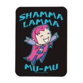 Tien Titans gaan! | Starfire "Shamma Lamma Mu-Mu" Magneet (Verticaal)