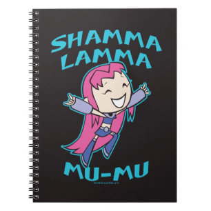 Tien Titans gaan! Starfire "Shamma Lamma Mu-Mu" Notitieboek