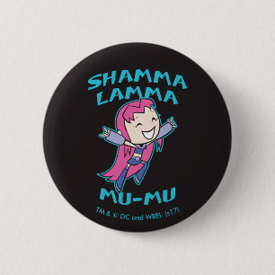 Tien Titans gaan! Starfire "Shamma Lamma Mu-Mu" Ronde Button 5,7 Cm