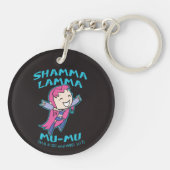 Tien Titans gaan! | Starfire "Shamma Lamma Mu-Mu" Sleutelhanger (Achterkant)