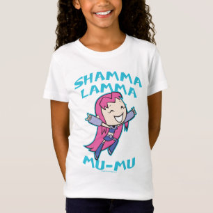 Tien Titans gaan!   Starfire "Shamma Lamma Mu-Mu" T-shirt