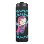 Tien Titans gaan! | Starfire "Shamma Lamma Mu-Mu" Thermosbeker (Voorkant)