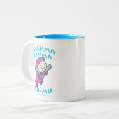 Tien Titans gaan! | Starfire "Shamma Lamma Mu-Mu" Tweekleurige Koffiemok (Voorkant links)