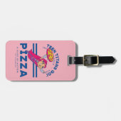 Tien Titans gaan! Starfire "Truth Justice Pizza" Bagagelabel (Voorkant horizontaal)