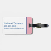 Tien Titans gaan! Starfire "Truth Justice Pizza" Bagagelabel (Achterkant horizontaal)