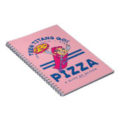 Tien Titans gaan! Starfire "Truth Justice Pizza" Notitieboek (Rechterzijde)