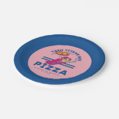 Tien Titans gaan! Starfire "Truth Justice Pizza" Papieren Bordje (Gekanteld)