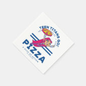 Tien Titans gaan! Starfire "Truth Justice Pizza" Servet (Hoek)