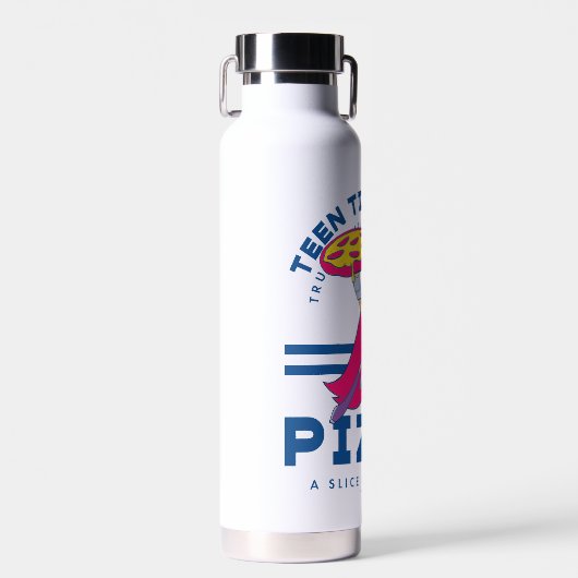 Tien Titans gaan! Starfire "Truth Justice Pizza" Waterfles (Voorkant)
