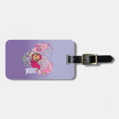 Tien Titans gaan! | Starfire's Heart Punch Graphic Bagagelabel (Voorkant horizontaal)