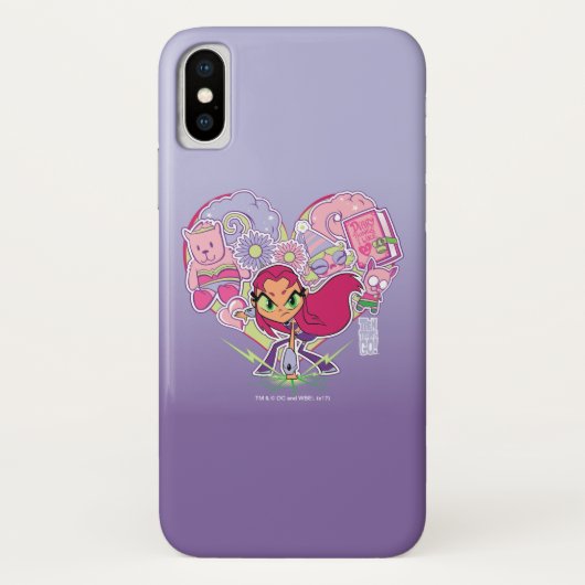 Tien Titans gaan! | Starfire's Heart Punch Graphic Case-Mate iPhone Case (Achterkant)