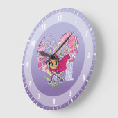 Tien Titans gaan! | Starfire's Heart Punch Graphic Grote Klok (Hoek)