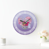 Tien Titans gaan! | Starfire's Heart Punch Graphic Grote Klok (Huis)