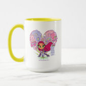 Tien Titans gaan! | Starfire's Heart Punch Graphic Mok (Links)