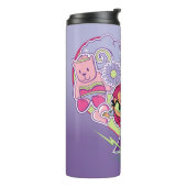 Tien Titans gaan! | Starfire's Heart Punch Graphic Thermosbeker (Gedraaid links)