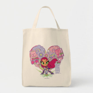 Tien Titans gaan! | Starfire's Heart Punch Graphic Tote Bag