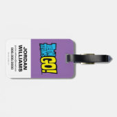 Tien Titans gaan! | Starvuur "Ik heb het geluk" Bagagelabel (Achterkant horizontaal)