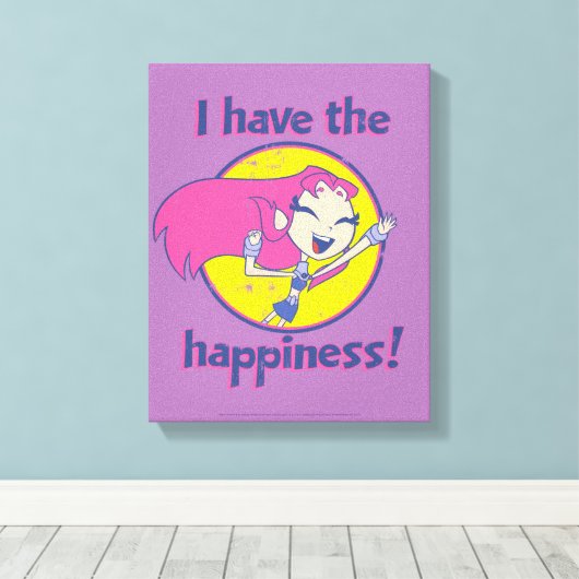 Tien Titans gaan! | Starvuur "Ik heb het geluk" Canvas Afdruk (Insitu (Houten vloer))