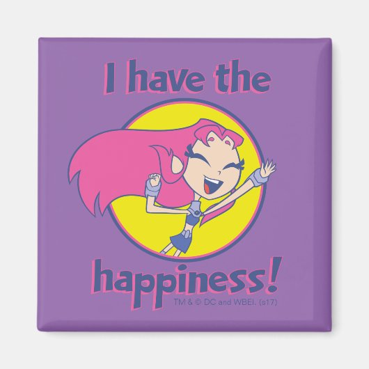 Tien Titans gaan! | Starvuur "Ik heb het geluk" Magneet (Voorkant)