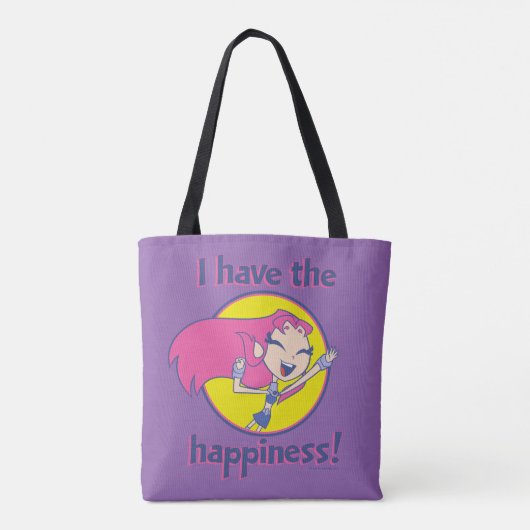 Tien Titans gaan! | Starvuur "Ik heb het geluk" Tote Bag (Achterkant)