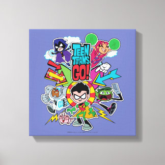 Tien Titans gaan! | Team Arrow Graphic Canvas Afdruk