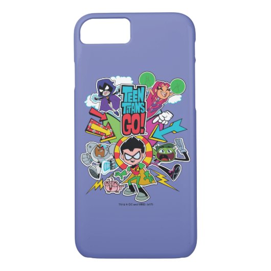 Tien Titans gaan! | Team Arrow Graphic Case-Mate iPhone Case (Achterkant)