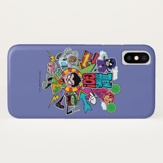 Tien Titans gaan! | Team Arrow Graphic Case-Mate iPhone Case (Achterkant (horizontaal))