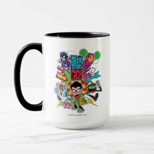 Tien Titans gaan! | Team Arrow Graphic Mok (Links)