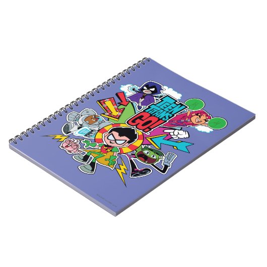 Tien Titans gaan! | Team Arrow Graphic Notitieboek (Linkerzijde)