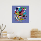 Tien Titans gaan! | Team Arrow Graphic Poster (Keuken)