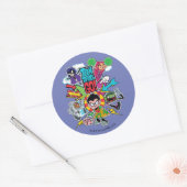 Tien Titans gaan! | Team Arrow Graphic Ronde Sticker (Envelop)